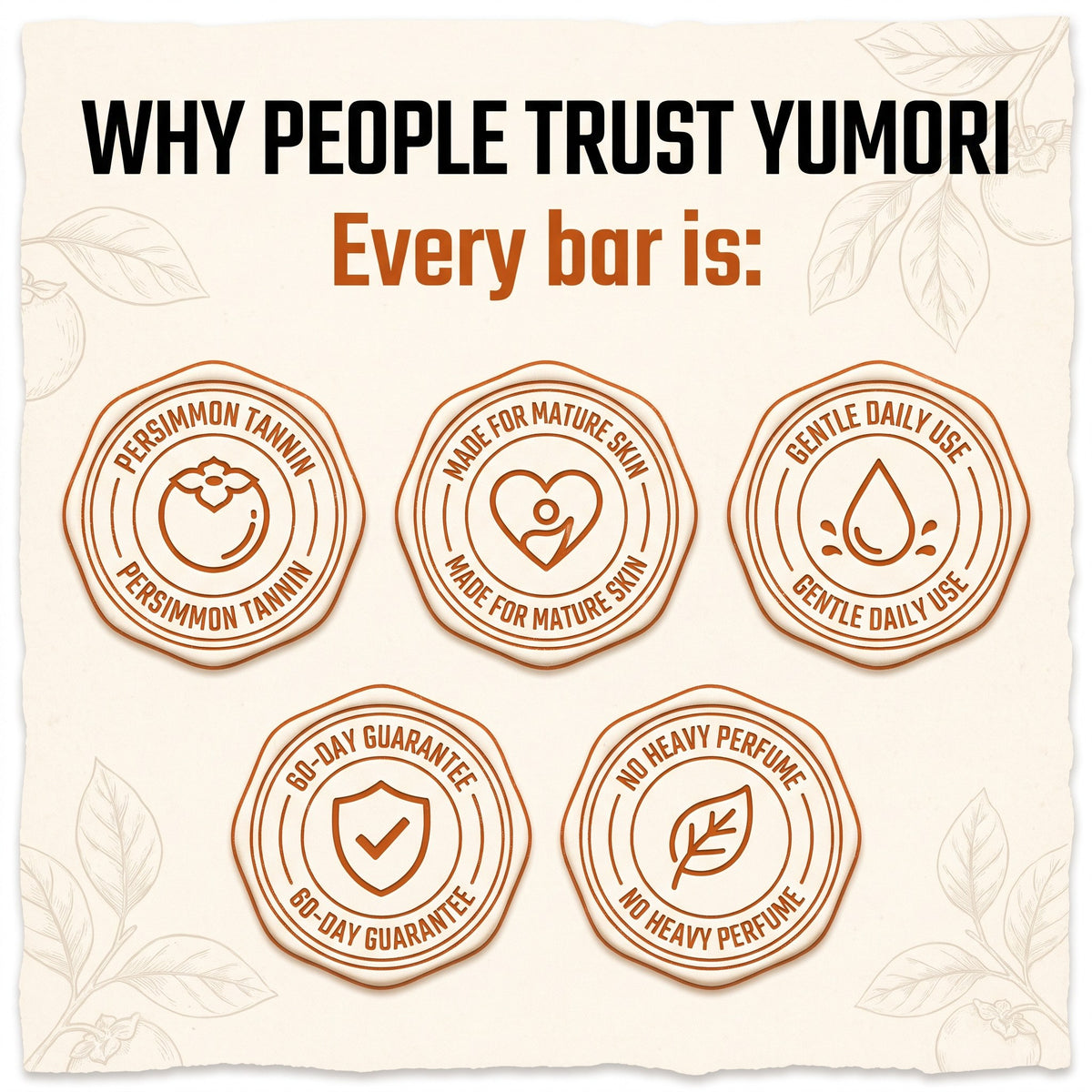 YUMORI Japanese Persimmon Soap